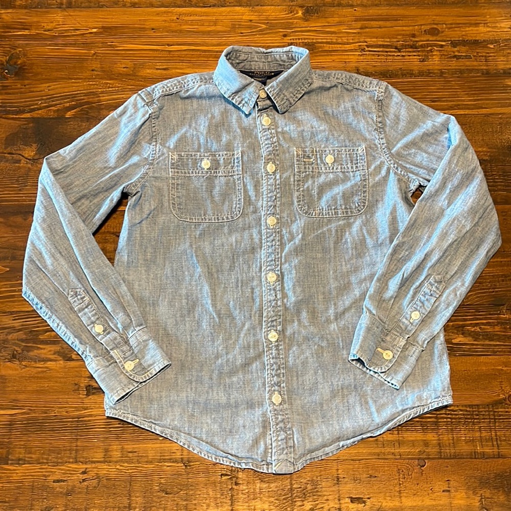 Polo Ralph Lauren Chambray Sport Long Sleeve Jean Shirt